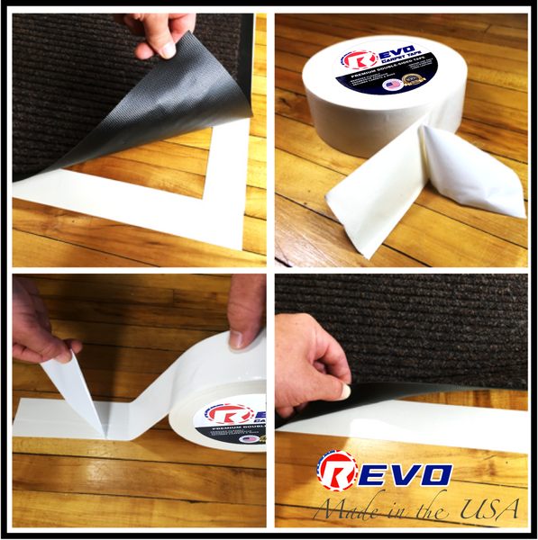 REVO Carpet Tape: 1.5 / 2 / & 3" x 36yd  (CASES)
