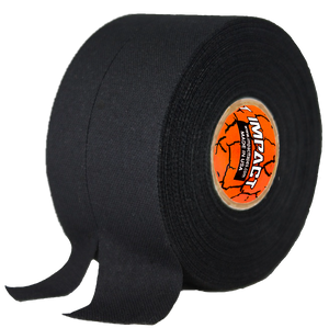 Black Split Tape, 1" and 1/2" on the same roll, Black Athletic Tape, Black Hockey Tape, 1.5" x 15 yards, Black Lacrosse Tape, Athletic Tape, Black Tape