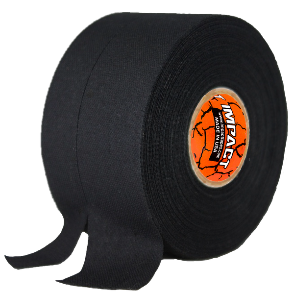 Black Split Tape, 1" and 1/2" on the same roll, Black Athletic Tape, Black Hockey Tape, 1.5" x 15 yards, Black Lacrosse Tape, Athletic Tape, Black Tape