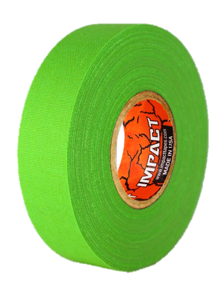 Neon Green Athletic Tape, Neon Green Hockey Tape, 1" x 25 yards, Neon Green Lacrosse Tape, Athletic Tape, Neon Green Tape