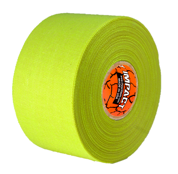 Neon Yellow Athletic Tape, Neon Yellow Hockey Tape, 1.5" x 15 yards, Neon Yellow Lacrosse Tape, Athletic Tape, Neon Yellow Tape