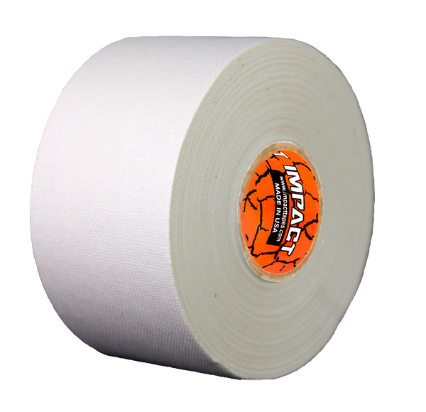 White Trainers Tape, Economy Trainers Tape that is Hypoallergenic and Latex Free, Economy Trainers is 50% Polyester and 50% Cotton, White Athletic Tape, White Stick Tape